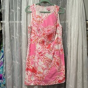 Vintage Elephant Lilly Pulitzer Shift Dress
